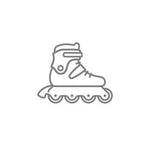 Junior inline skates icon