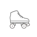 Skatepark rollerskates icon