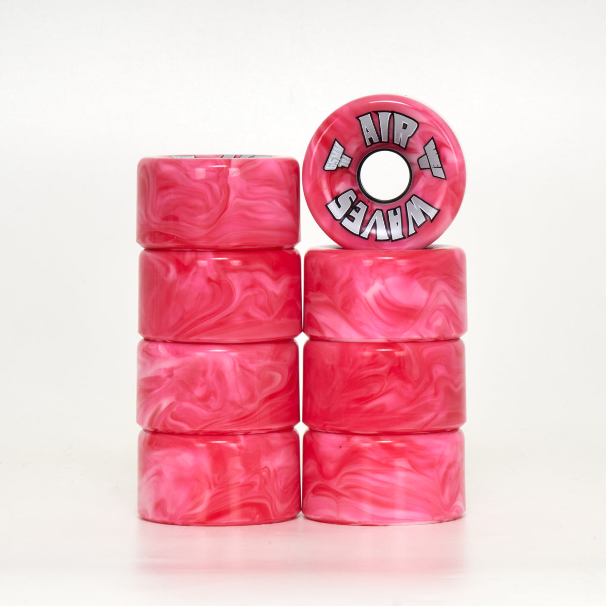 Airwaves 65mm/78a Wheels - Red/White Marble