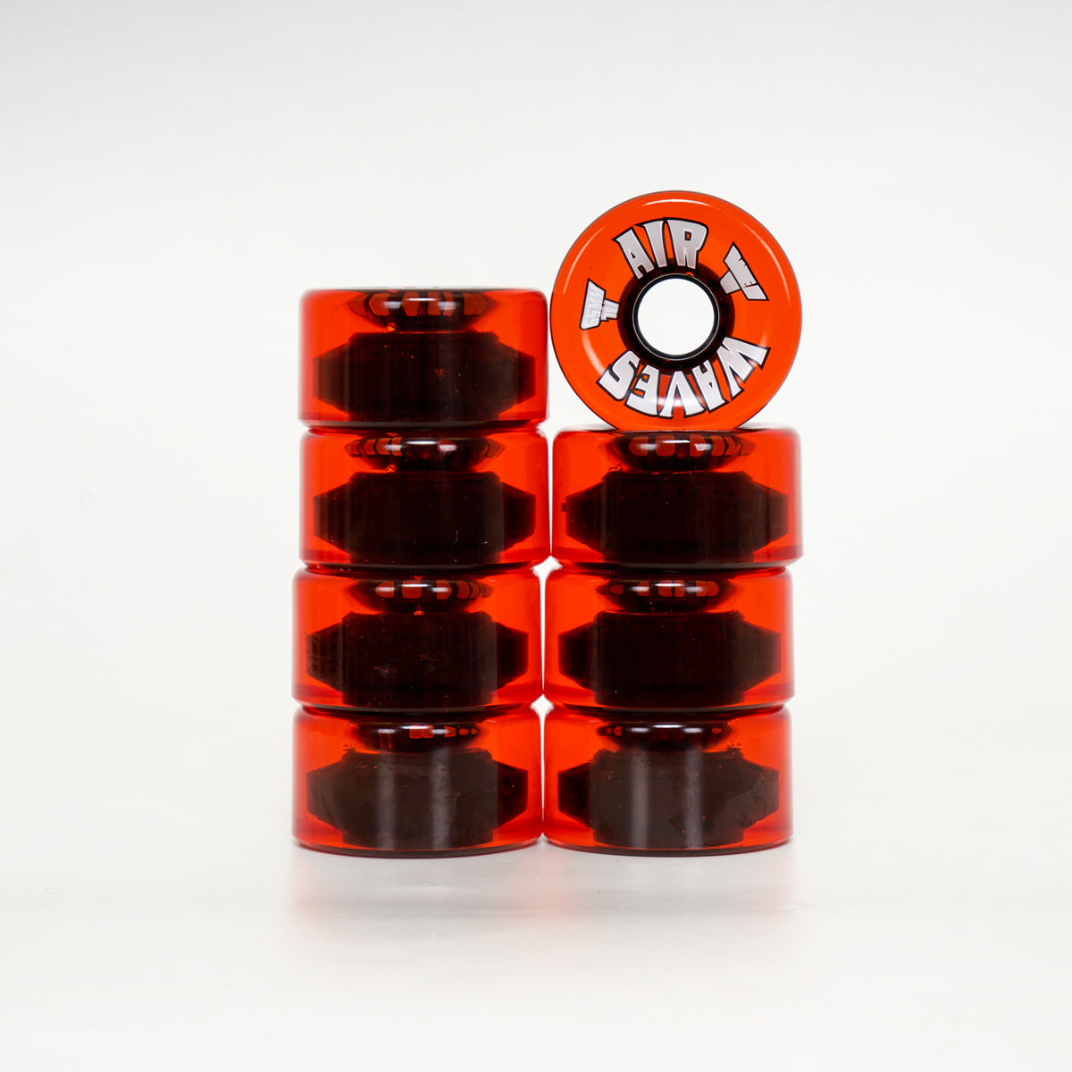 Airwaves 65mm/78a Wheels - Clear Orange
