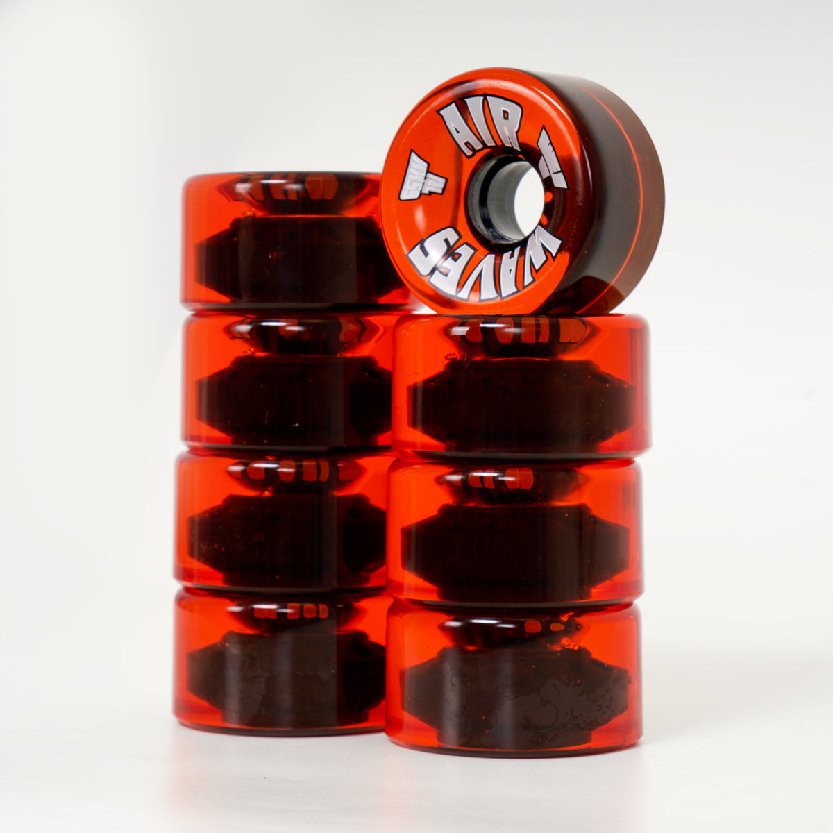 Airwaves 65mm/78a Wheels - Clear Orange
