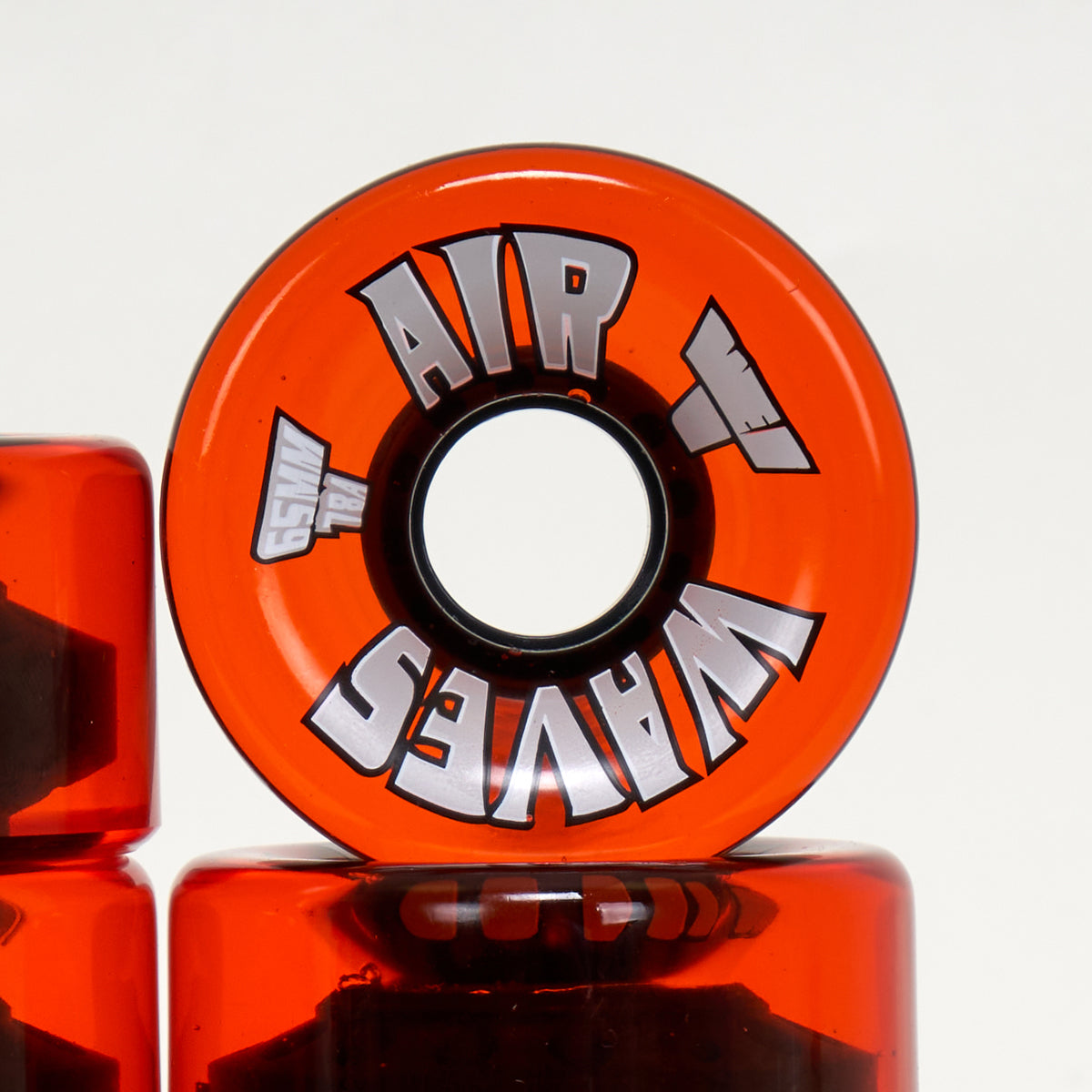 Airwaves 65mm/78a Wheels - Clear Orange