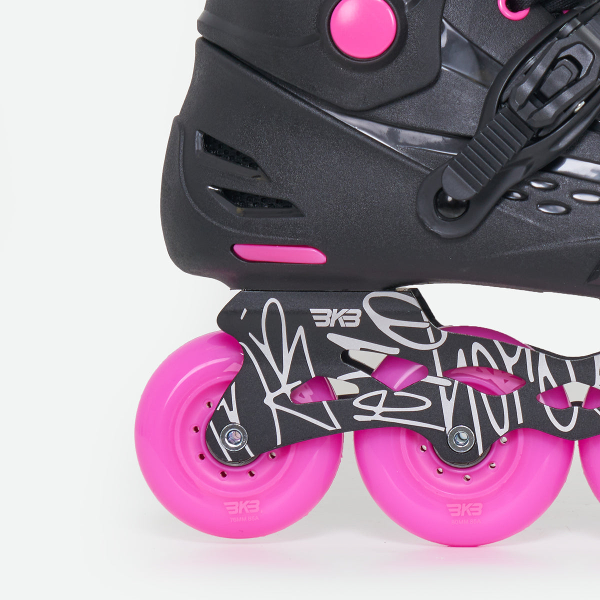 BKB Hero Inline Skates - Pink/Black - Loco Skates