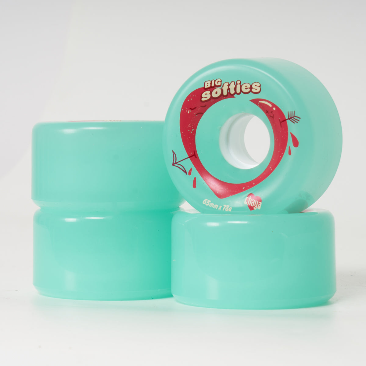 Chaya Big Softies 65mm/78A - Teal
