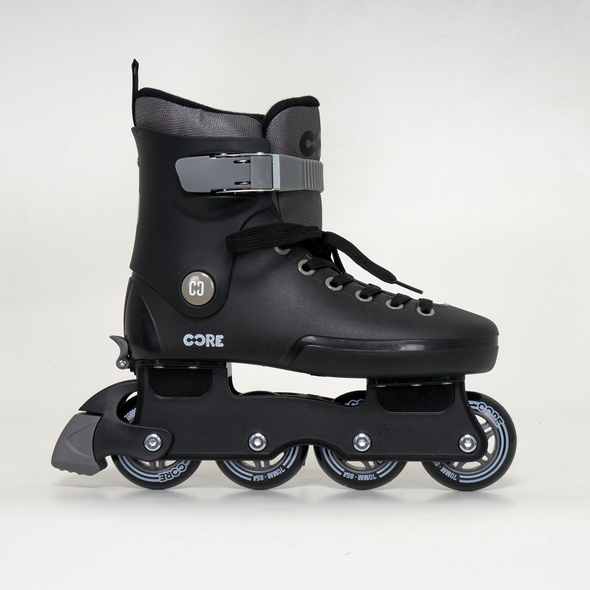 CORE Retro Inline Adjustable Skates - Kids (Black)