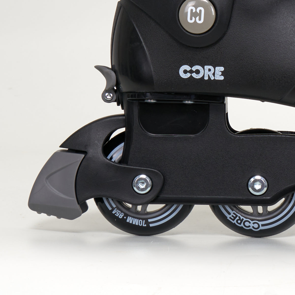 CORE Retro Inline Adjustable Skates - Kids (Black)