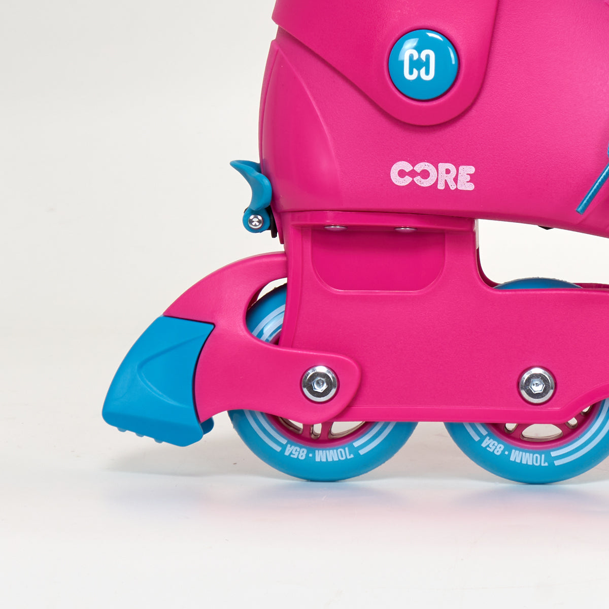 CORE Retro Inline Adjustable Skates - Kids (Pink)