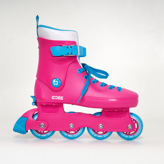 CORE Retro Inline Adjustable Skates - Kids (Pink)