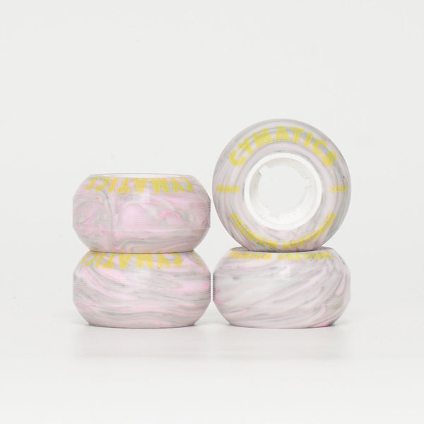 Cymatics 45mm AntiRocker Wheels Grey/Pink Marble Loco Skates