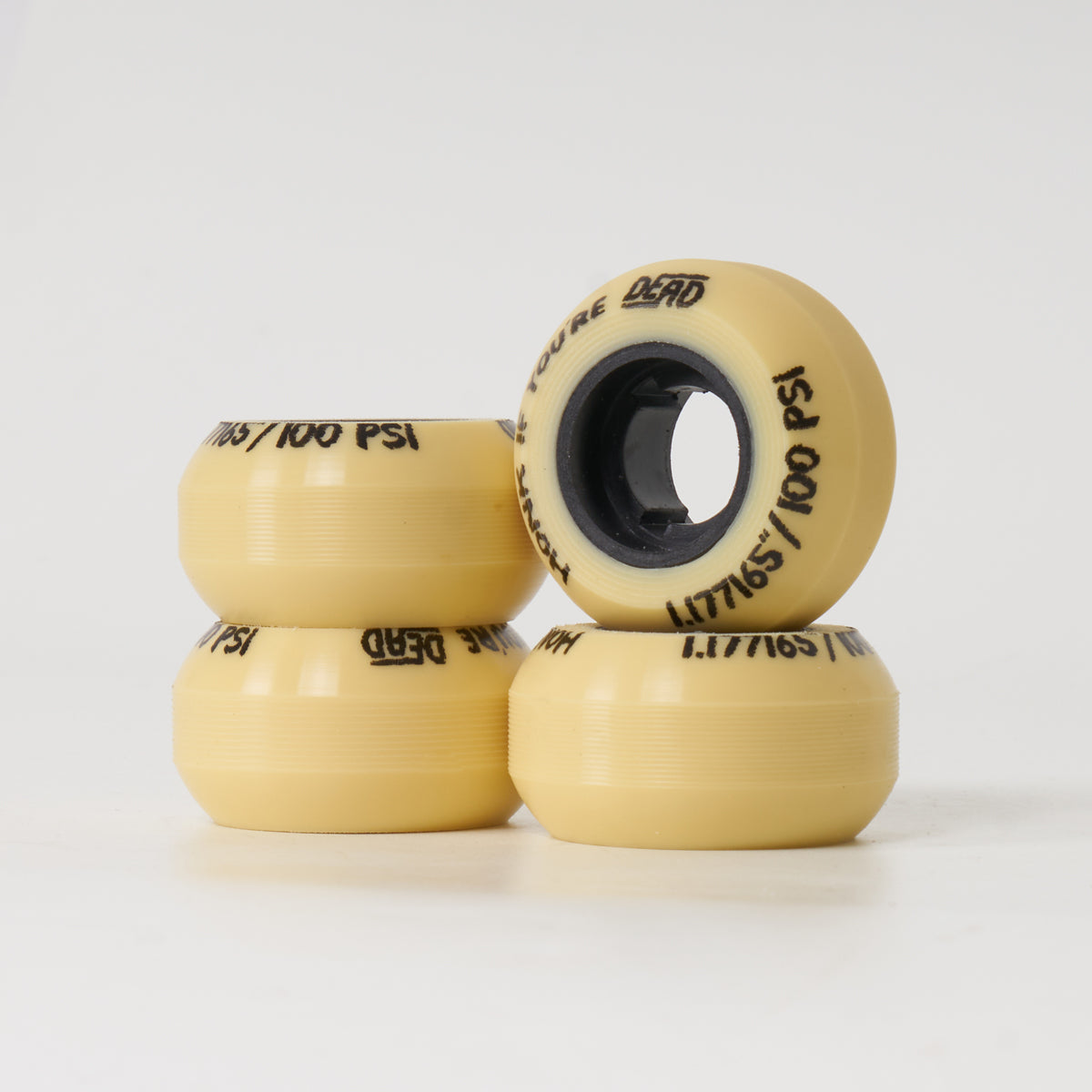 Dead "Tyred" 45mm Anti Rocker Wheels