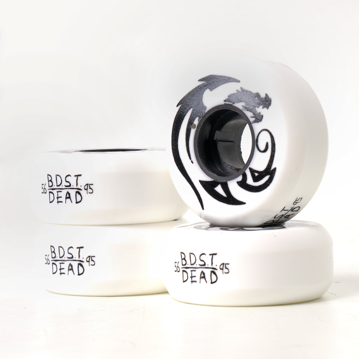Dead X BDST 56mm 95a Wheels (Black Dragon Skate Team)