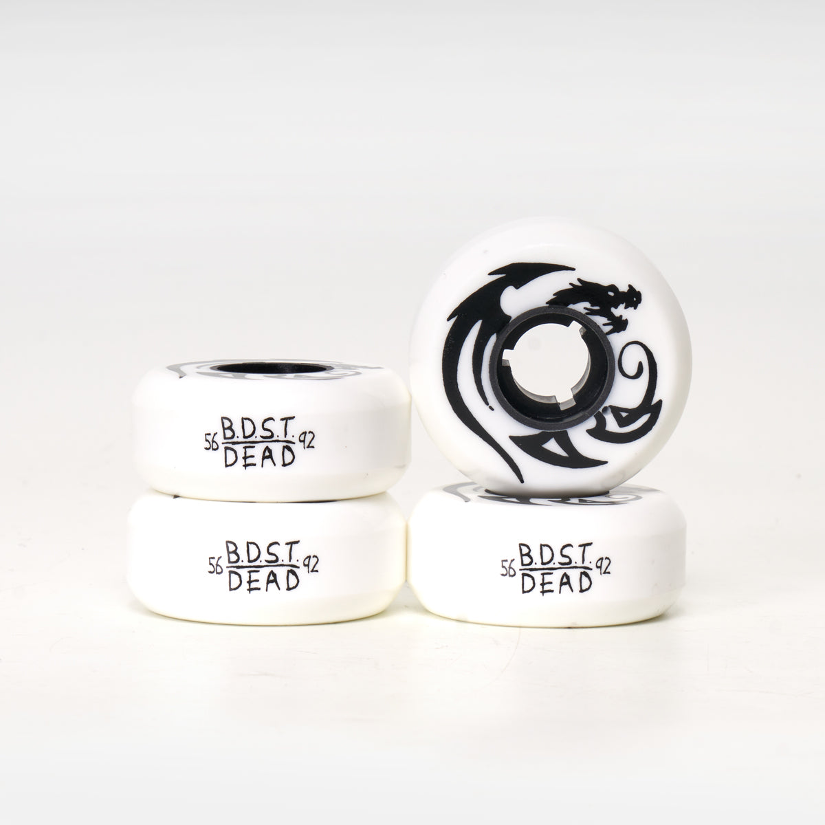 Dead X BDST 58mm 92a Wheels (Black Dragon Skate Team)