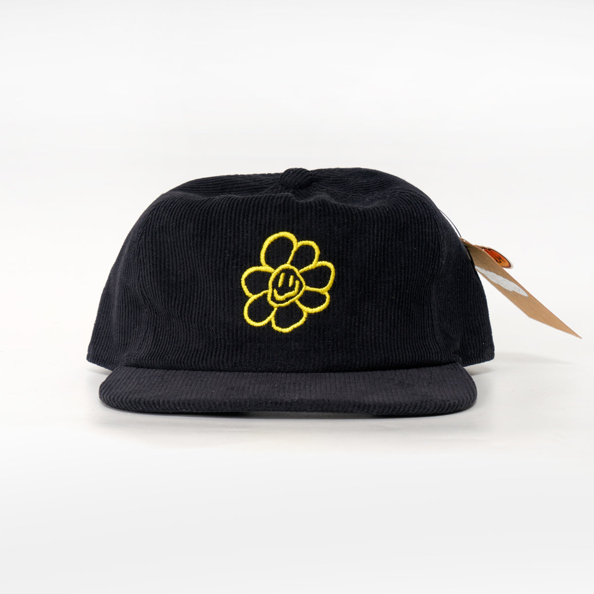 Dream Corduroy Daisy Hat - Black