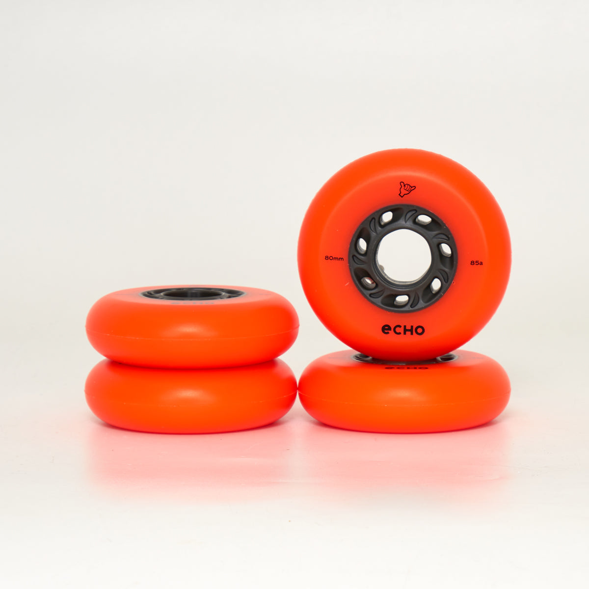 Echo Drift 80mm Wheels - Orange (4-Set)