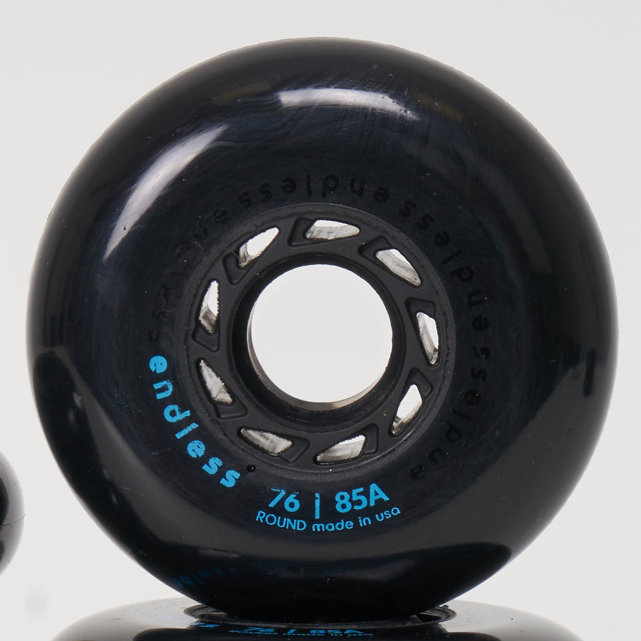 Endless 76mm Wheels - Black (Set of 6)