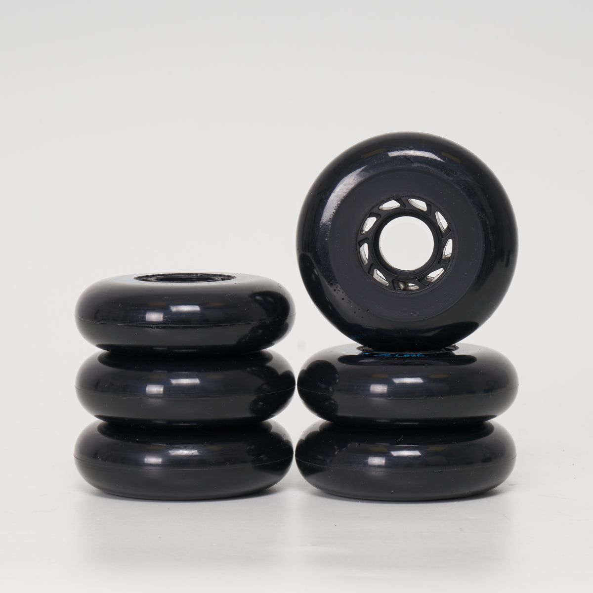 Endless 76mm Wheels - Black (Set of 6)