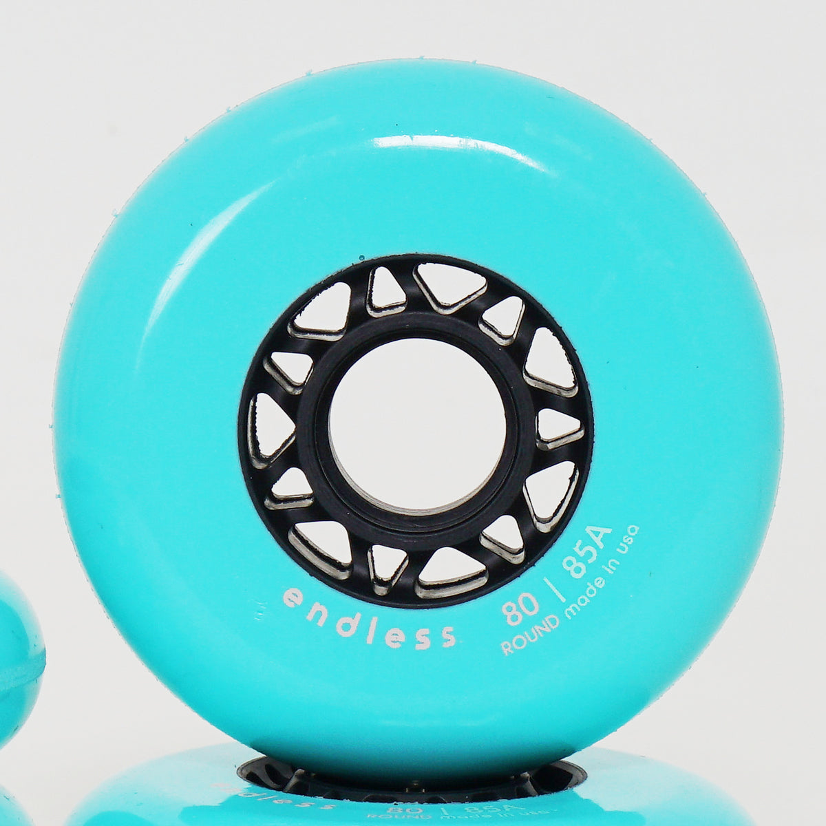 Endless 80mm / 85a Round Wheels - Miami Blue