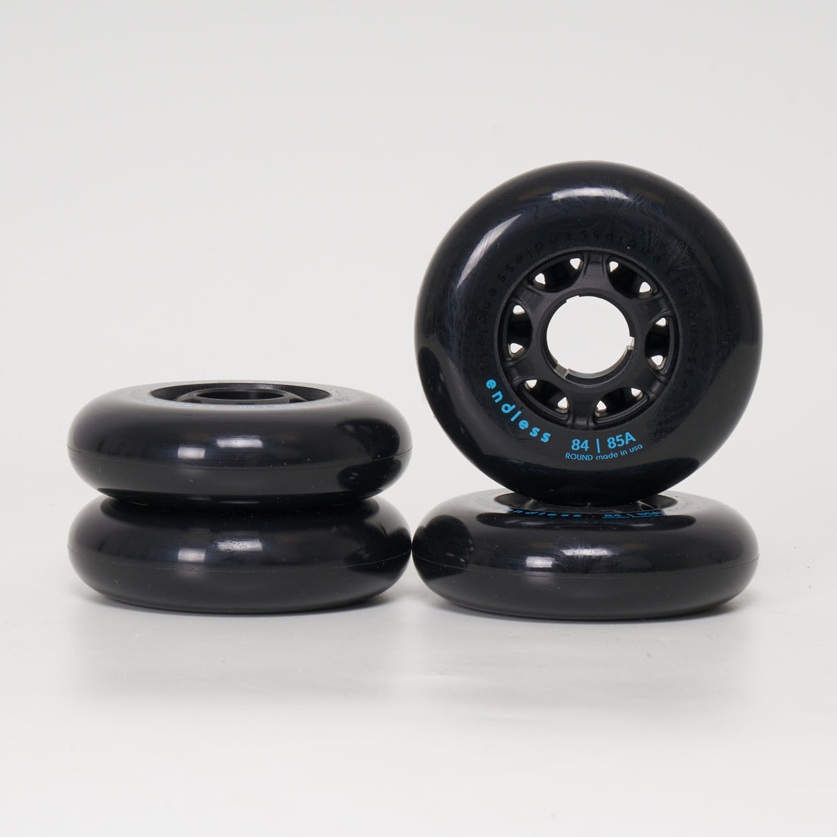 Endless 84mm Wheels - Black (Set of 4)