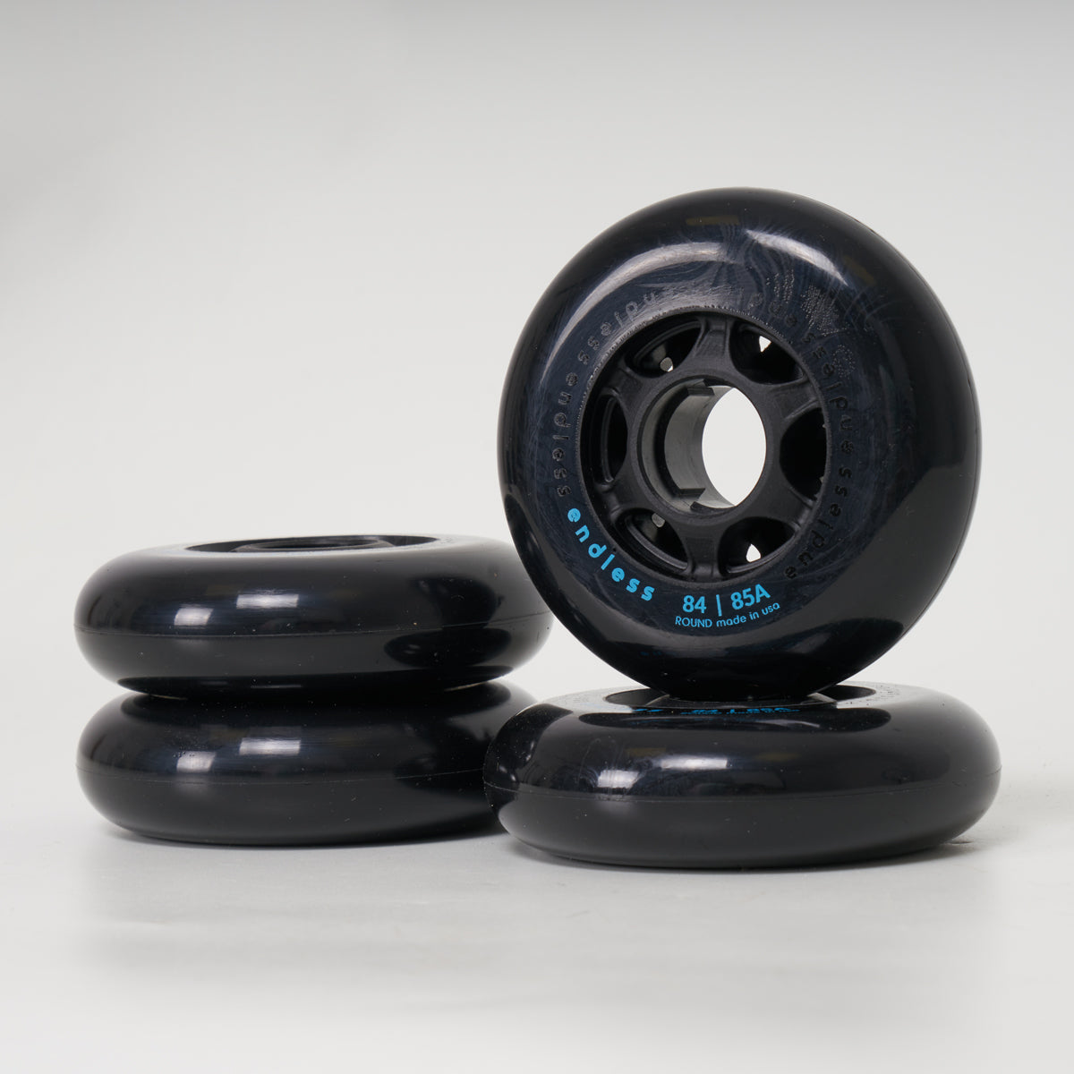Endless 84mm Wheels - Black (Set of 4)
