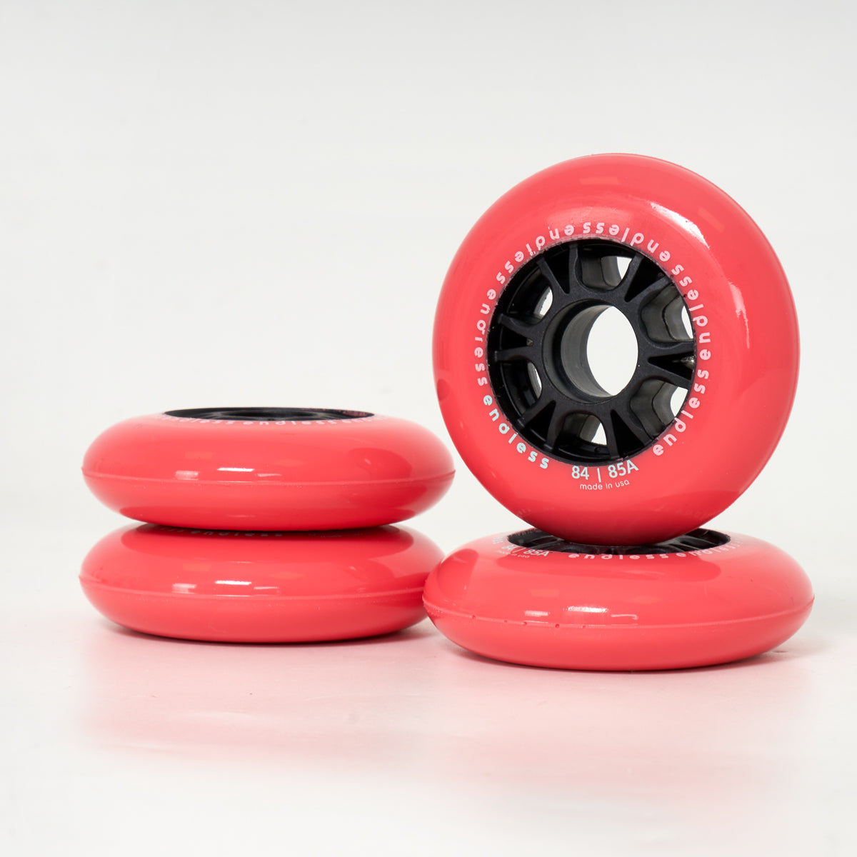Endless 84mm Wheels - Coral (Set of 4)