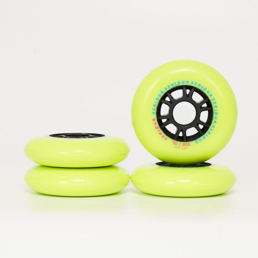 Endless 90mm / 85a Wheels - Neon Yellow