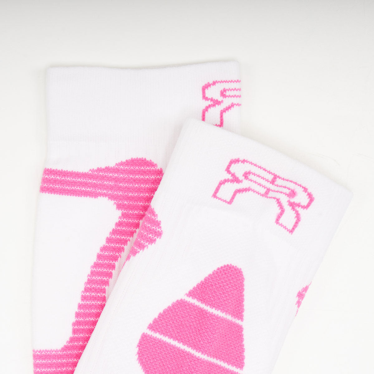 FR Nano Sports sock - White / Pink - Loco Skates