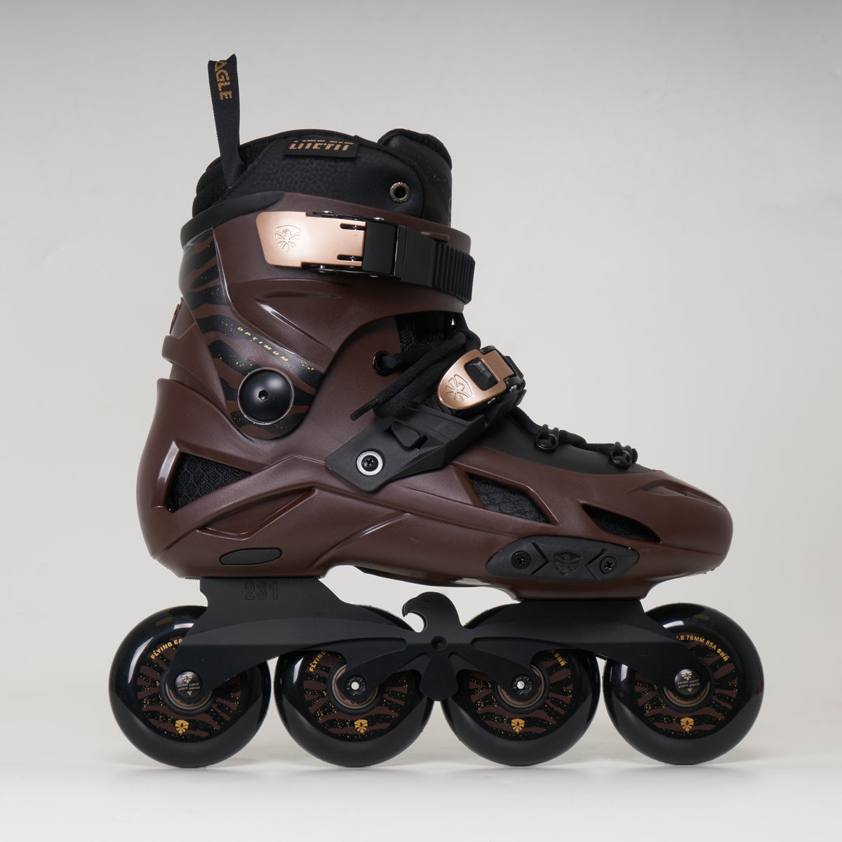 Flying Eagle F7 Optimum Dual Density Inline Skates - Unisex - Brown