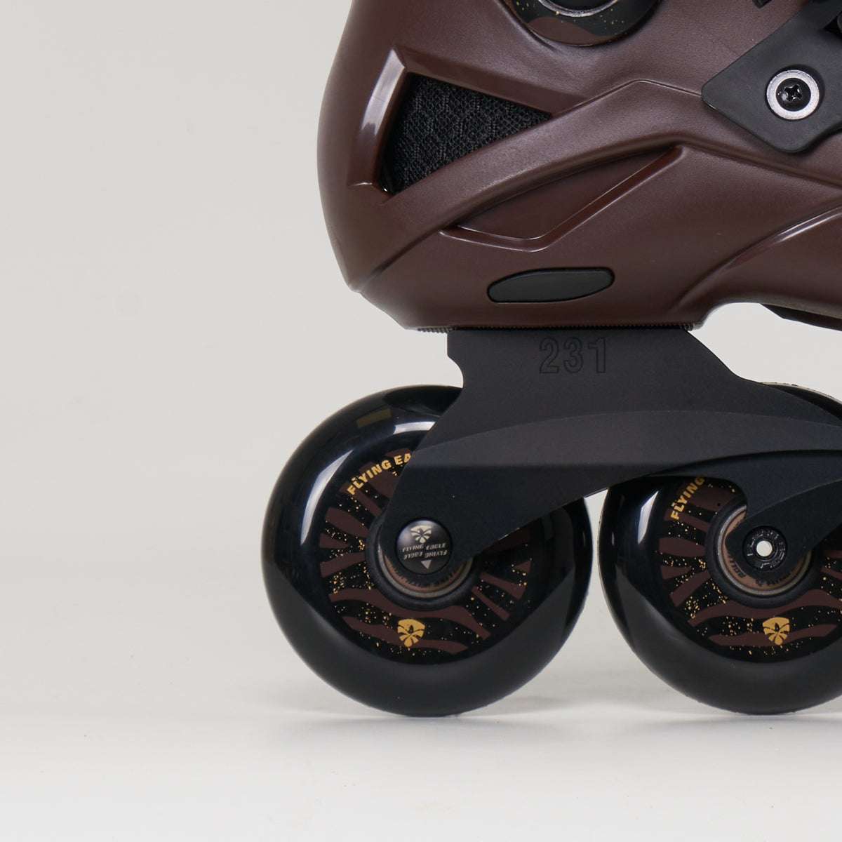 Flying Eagle F7 Optimum Dual Density Inline Skates - Unisex - Brown