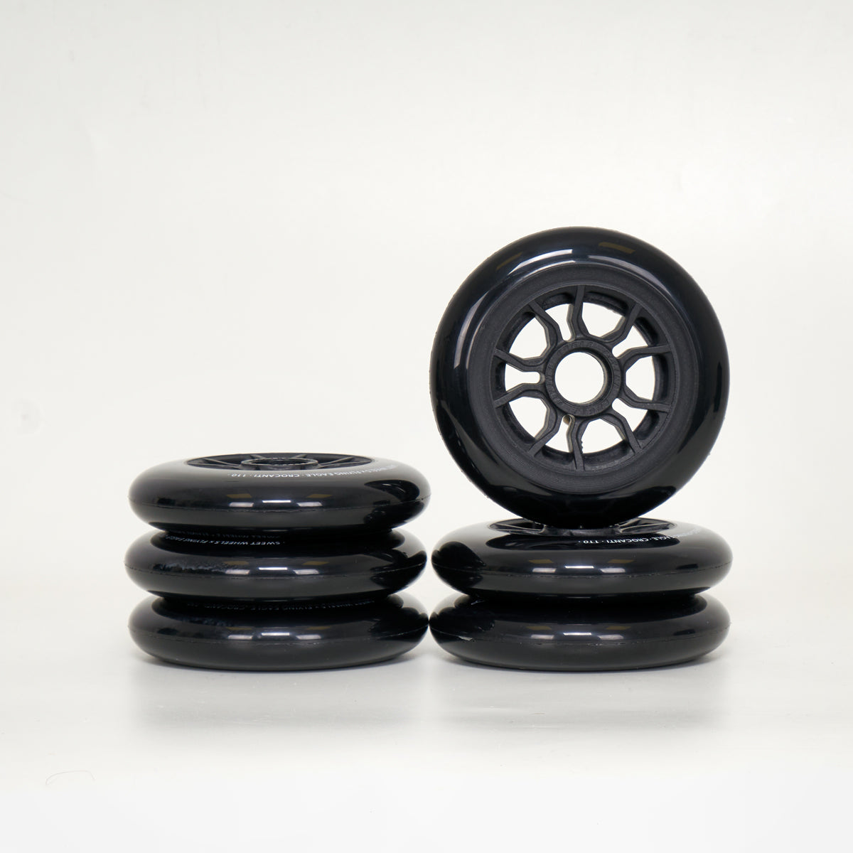 Flying Eagle Crocanti 110mm Wheels - Black (6-Set)