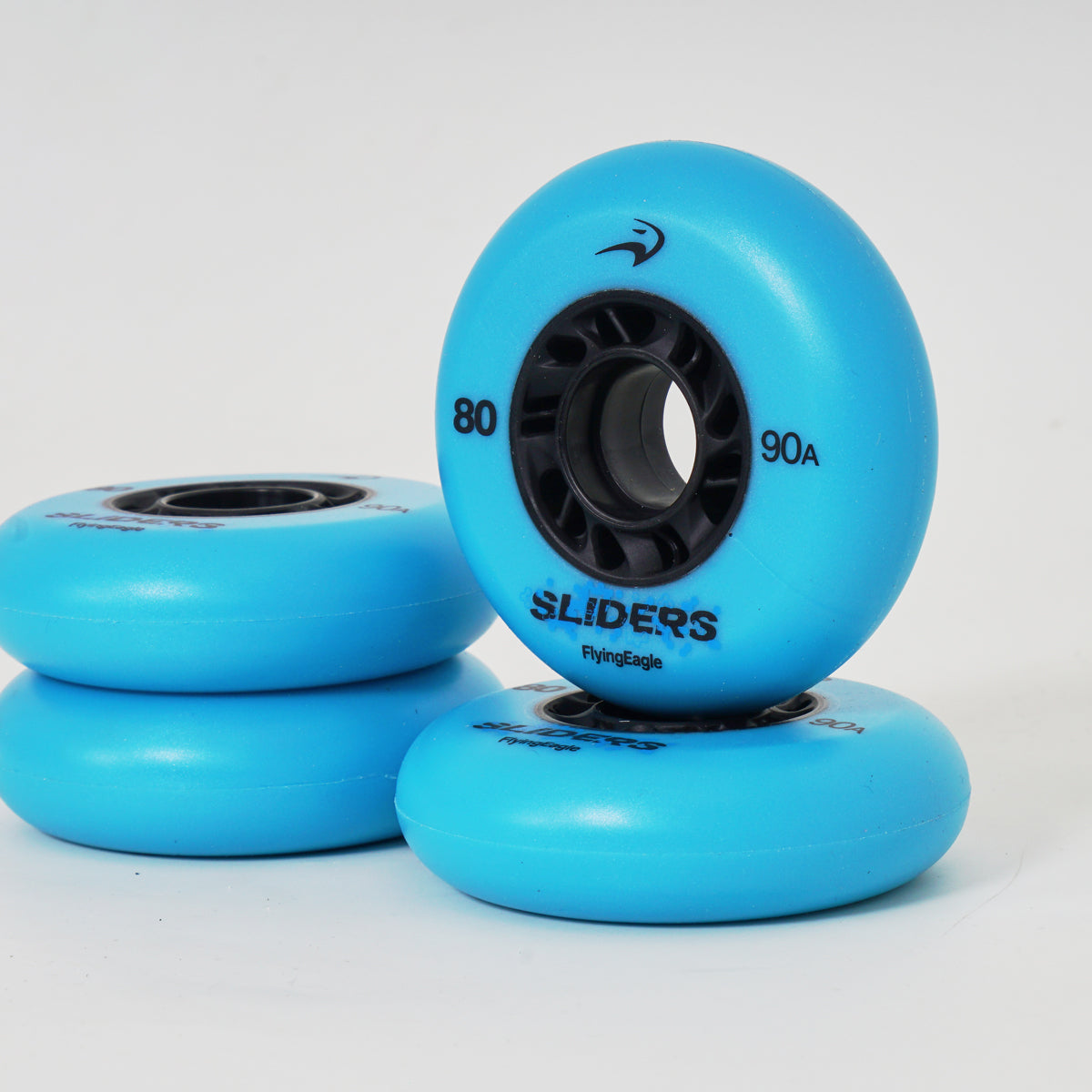 Flying Eagle Blue Slide Wheels - (4-set)