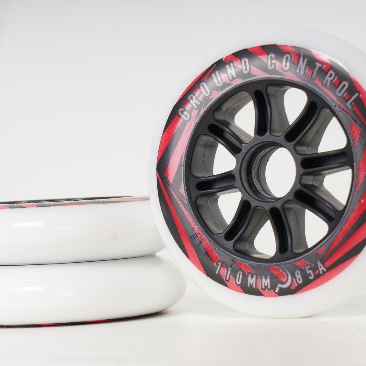 Ground Control Psych FSK 110mm Red Wheels - 3 Pack