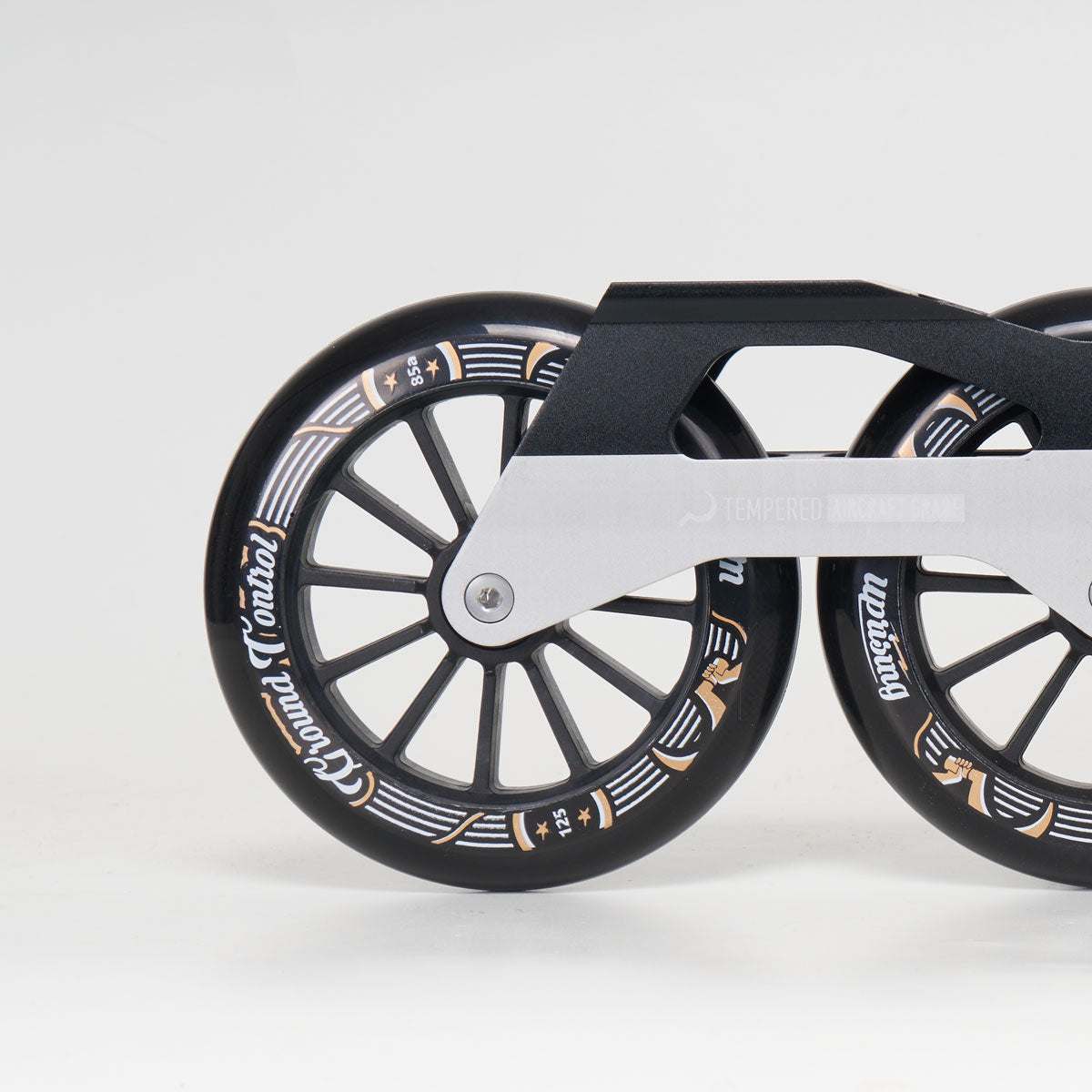 Ground Control Tri Skate UFS Frame V3 125MM Complete - Black / Silver