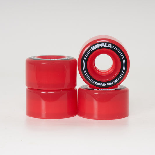 Impala 58mm/82a Wheels - Red