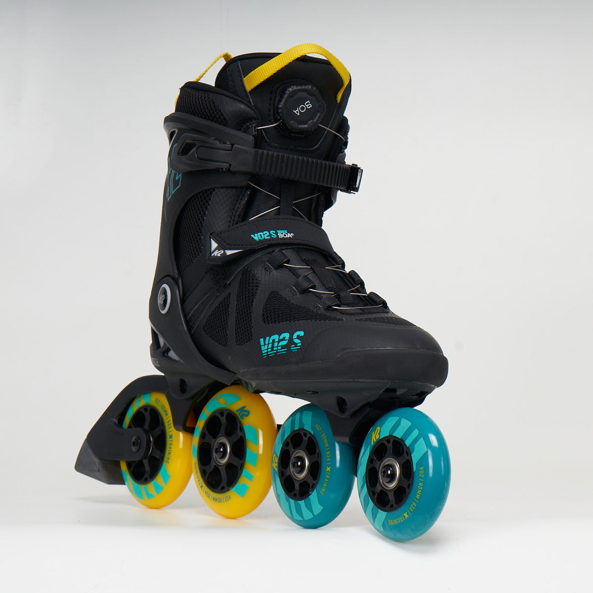 K2 VO2 S 100 X Boa Inline Skates - Blue/Yellow (Hi/Low)