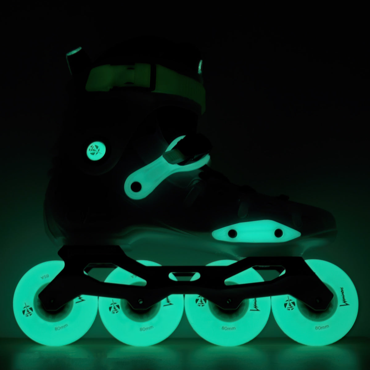 Luminous Ray Inline Skates - Clear