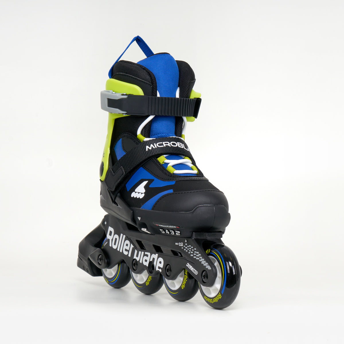 Rollerblade Microblade Junior Adjustable Inline Skates - Black / Blue