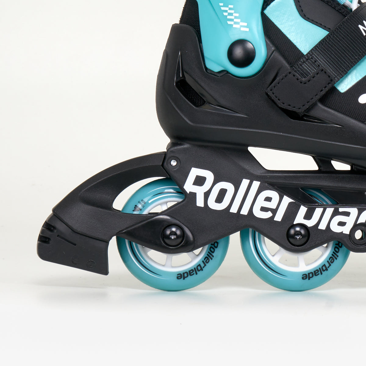 Microblade Junior Adjustable Inline Skates - Black / Light Blue