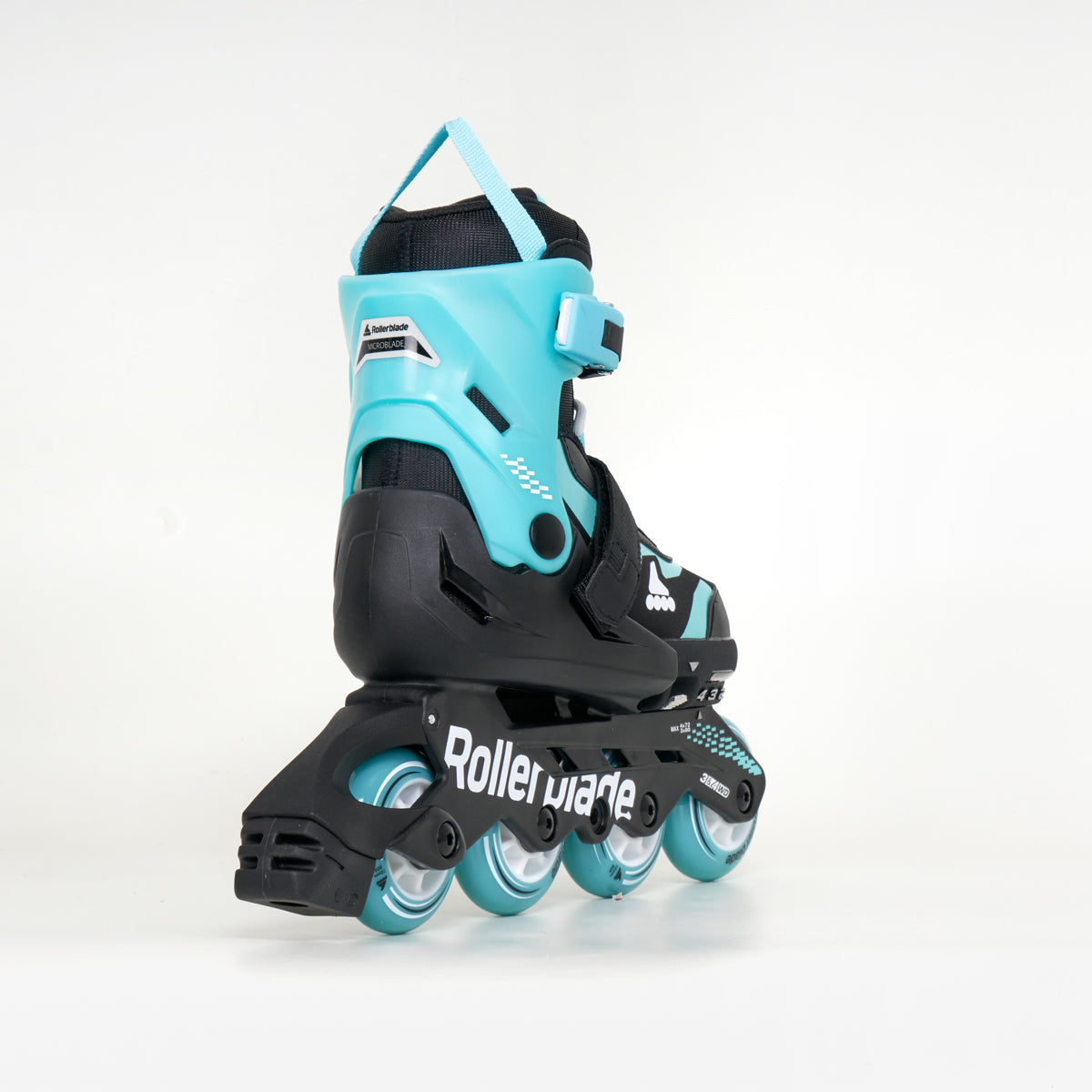Microblade Junior Adjustable Inline Skates - Black / Light Blue