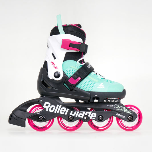 Rollerblade Microblade XT Junior Adjustable Inline Skates - Sea Green