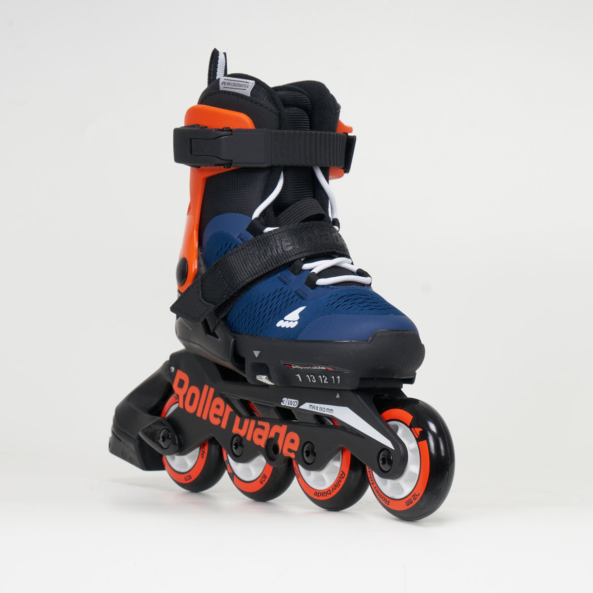 Rollerblade Microblade Junior Inline Skates - Unisex - Blue / Orange