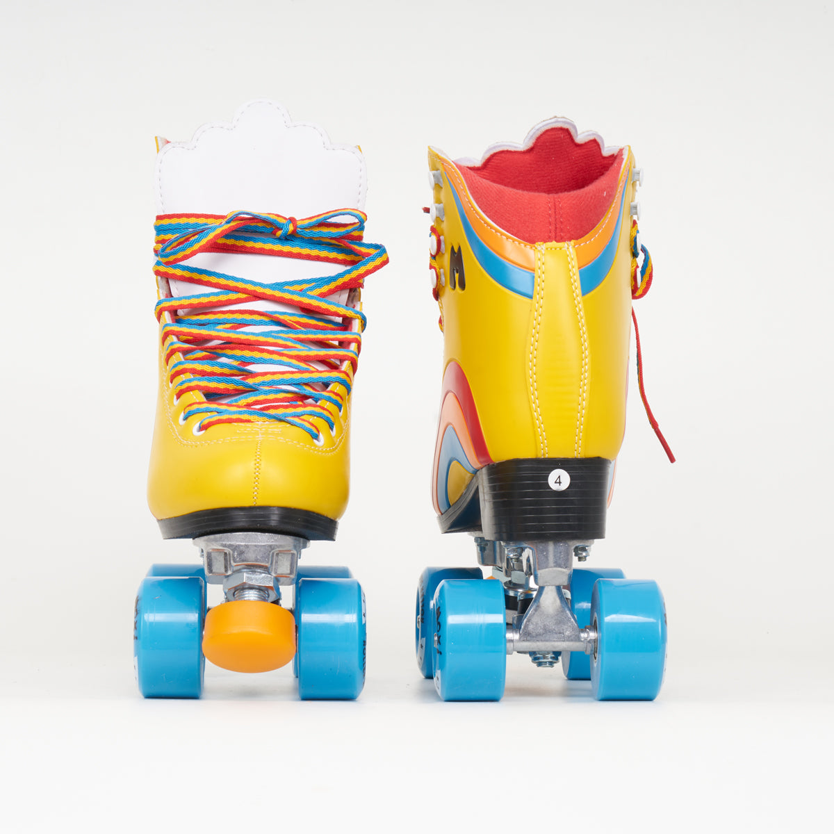 Moxi Rainbow rider Rollerskates - Yellow