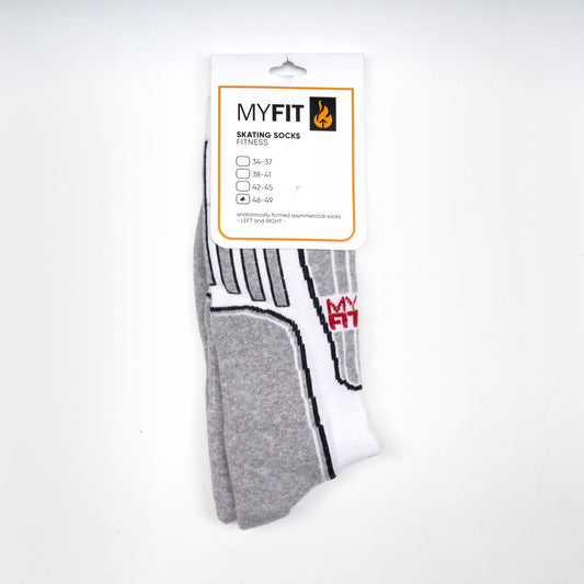 MyFit Skating Socks - White