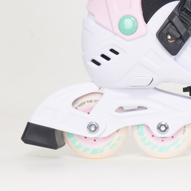 Playlife Khaan Adjustable Kids Skates - Pastel