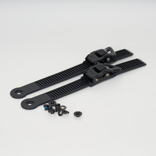 Powerslide/USD Replacement Shadow Buckle Set - Black (Left/Right)