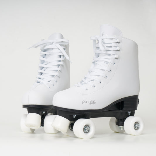 Playlife Kids Classic White Adjustable Skates