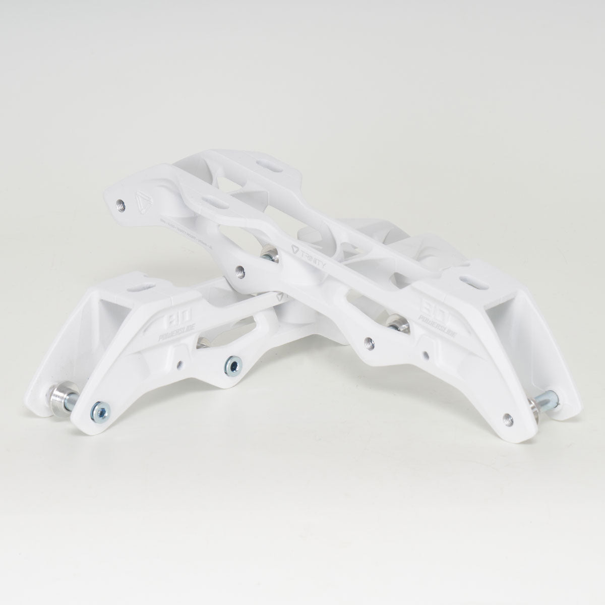 Powerslide Elite Casted Frame, Trinity mount, 4x80, White