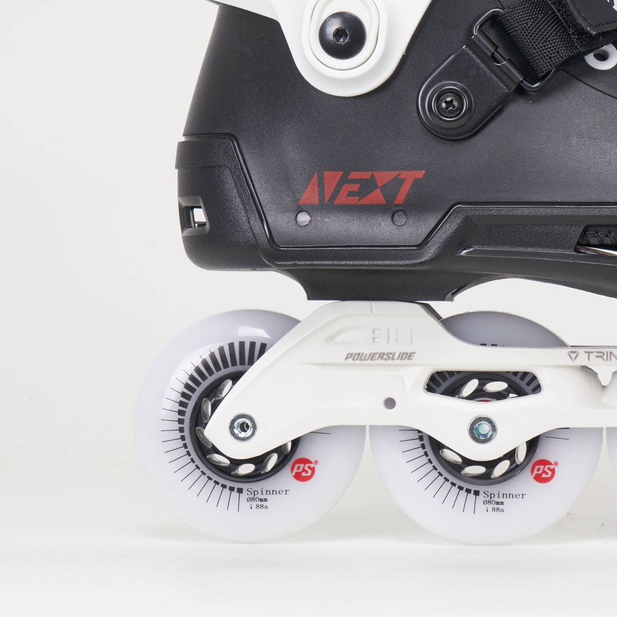Powerslide Next Core 80 Inline Skates - Unisex - Black/white - 2025