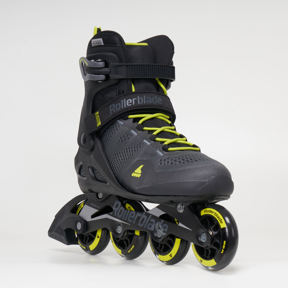 Rollerblade Macroblade 80 Mens Inline Skates - Black/Lime **LAST PAIR**