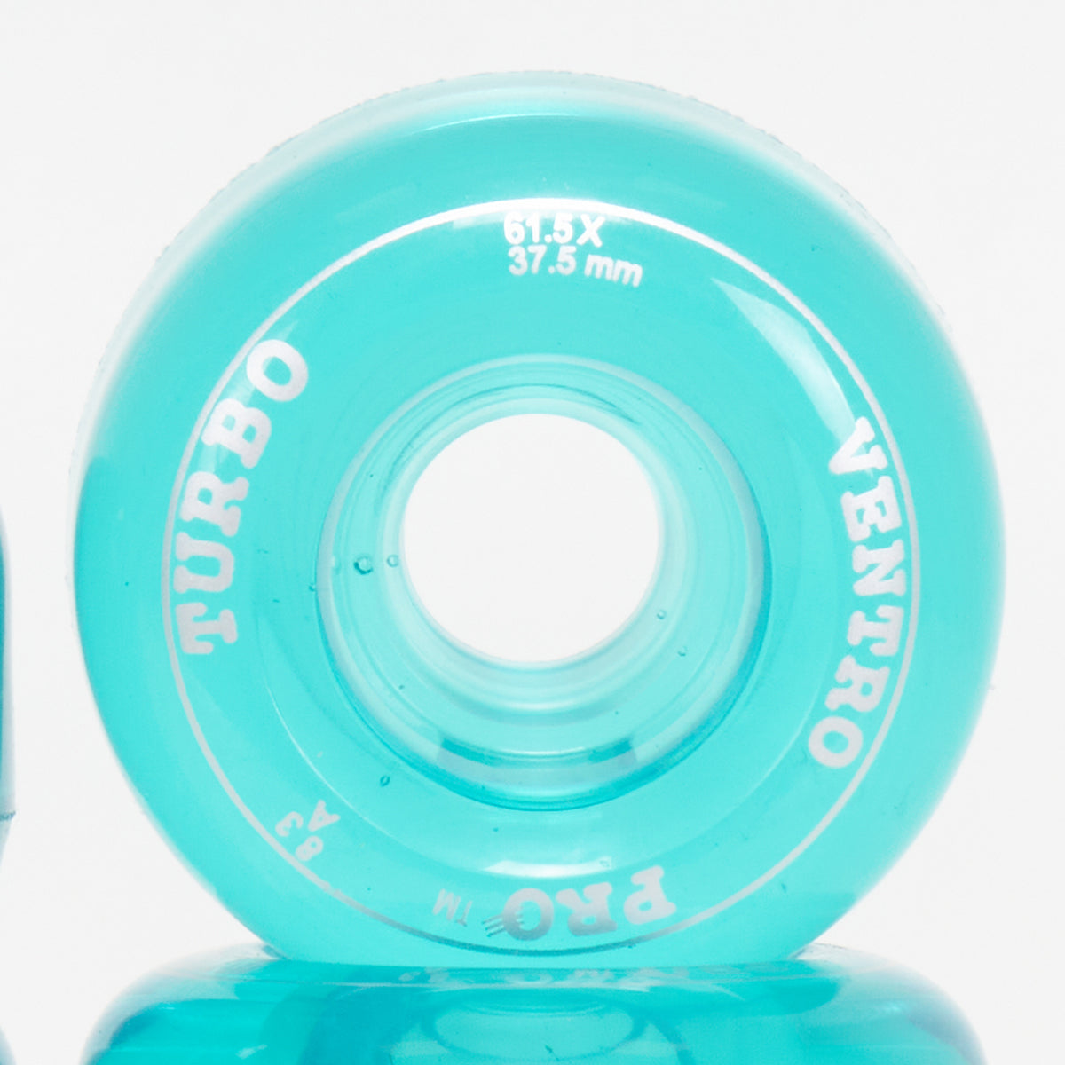 Ventro Pro Roller Skate Wheels - Clear Blue (8-Set)