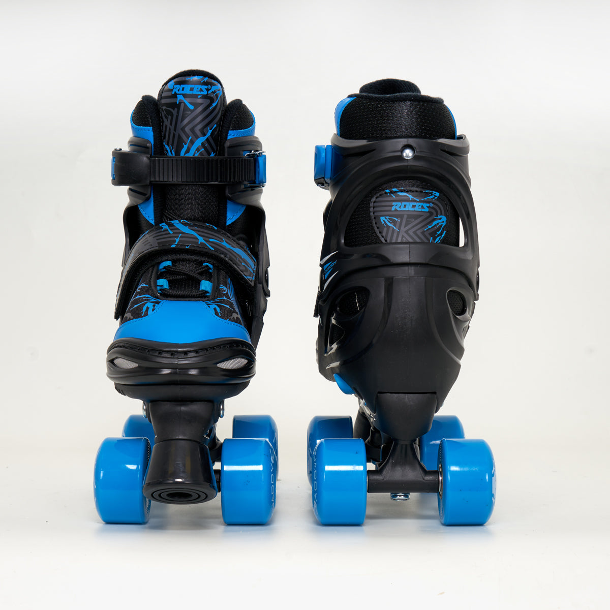 Roces "Quaddy" - Kids Blue Adjustable Roller Skates